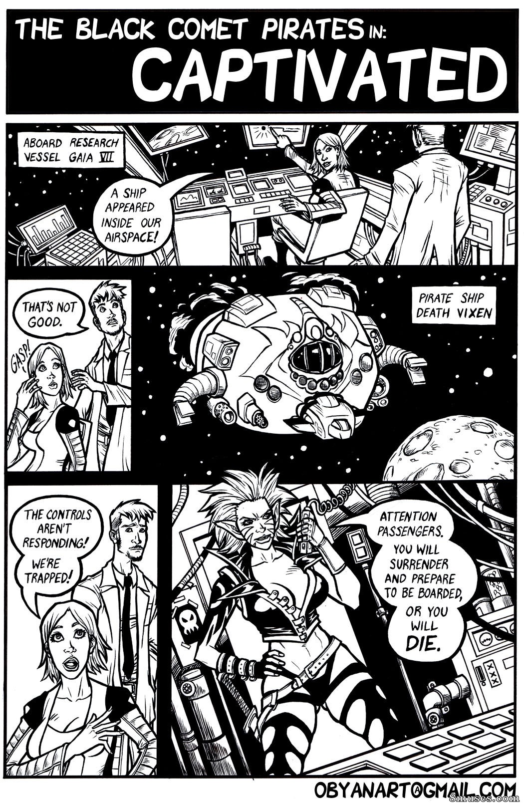 Obyan Comics - Black Comet Pirates - Captivated - Page 1
