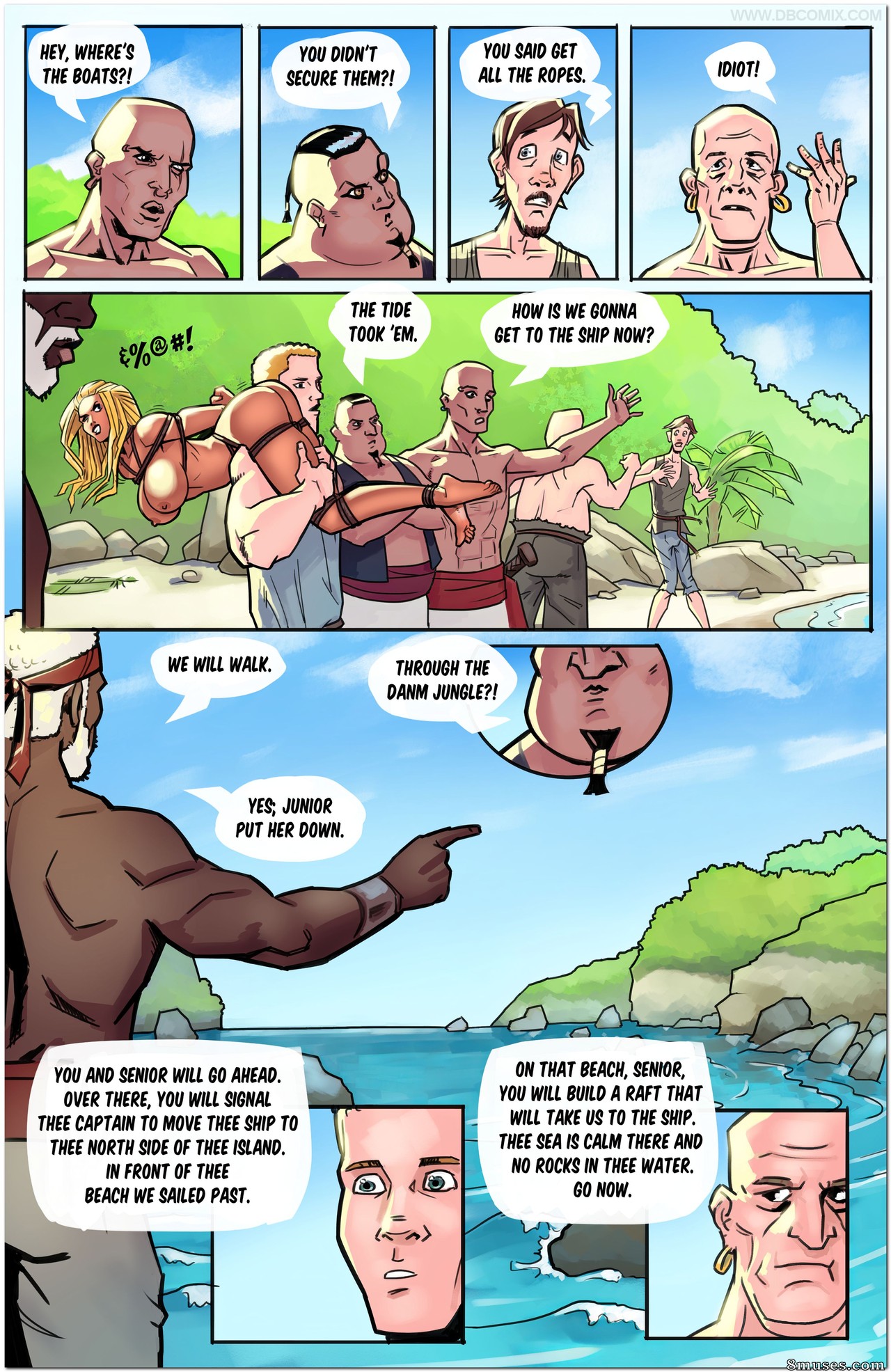 DBComix - Deviant Bondage Comics - Jayla - Peril In The Jungle - Page 6