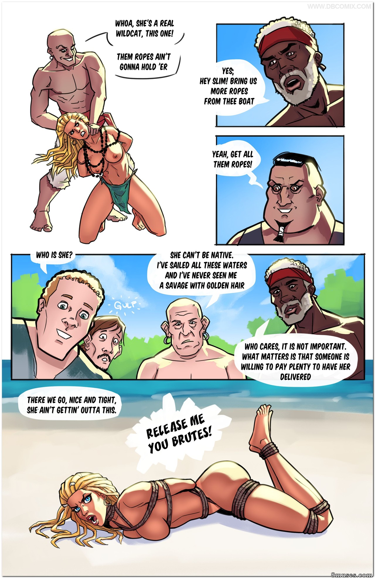 DBComix - Deviant Bondage Comics - Jayla - Peril In The Jungle - Page 4