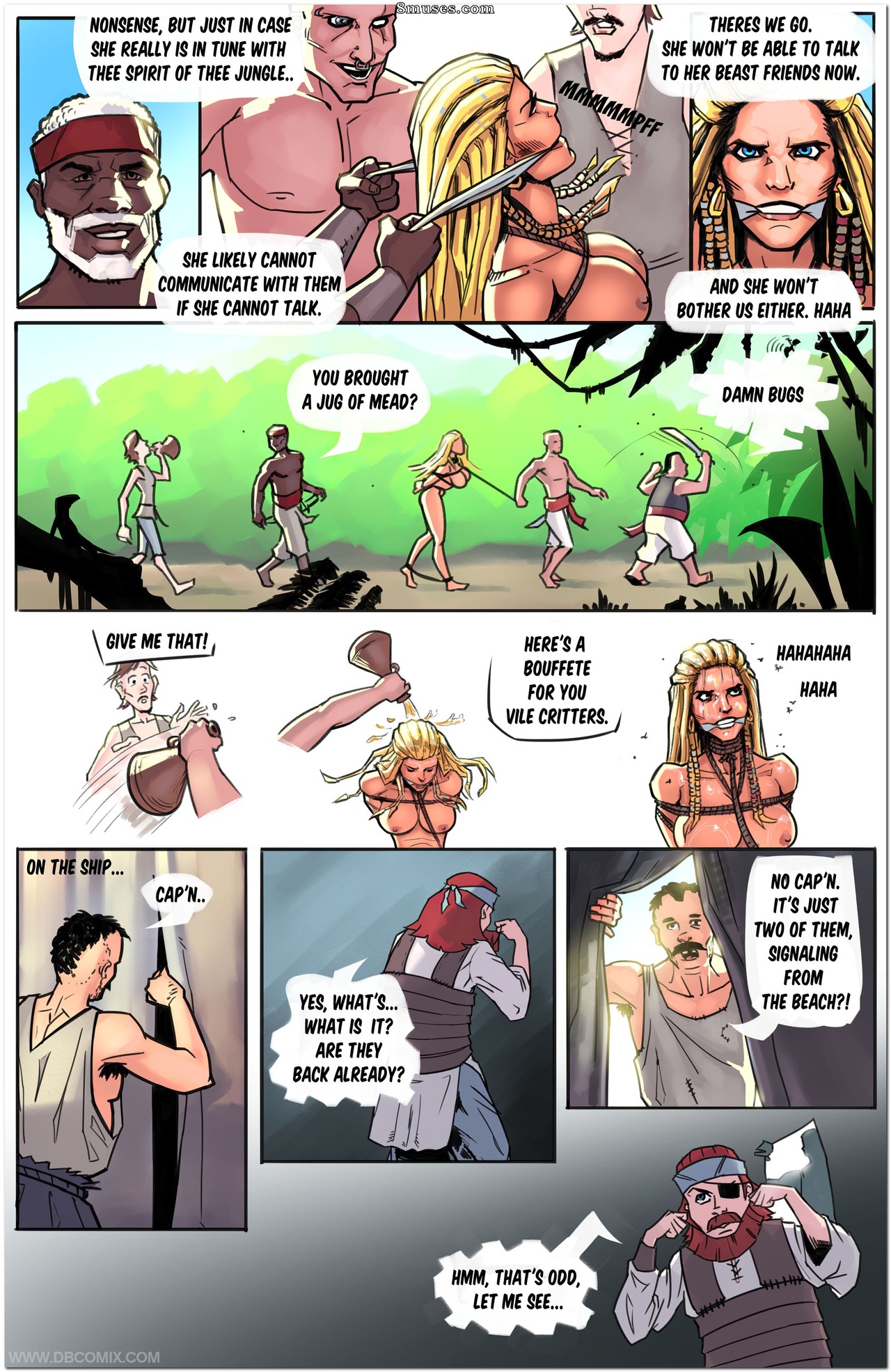 DBComix - Deviant Bondage Comics - Jayla - Peril In The Jungle - Page 8