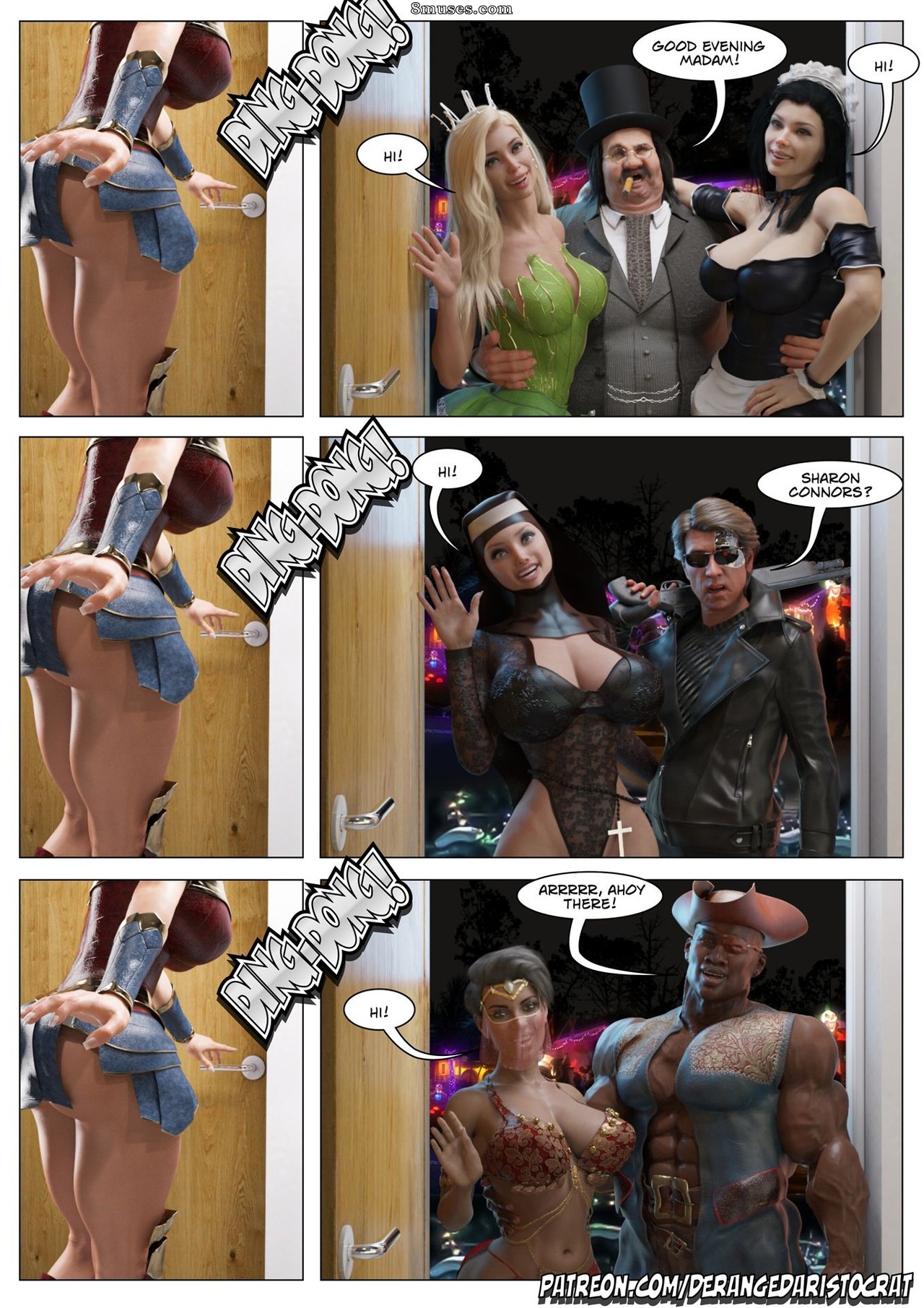 Deranged Aristocrat Comics - Halloween Party - Page 7