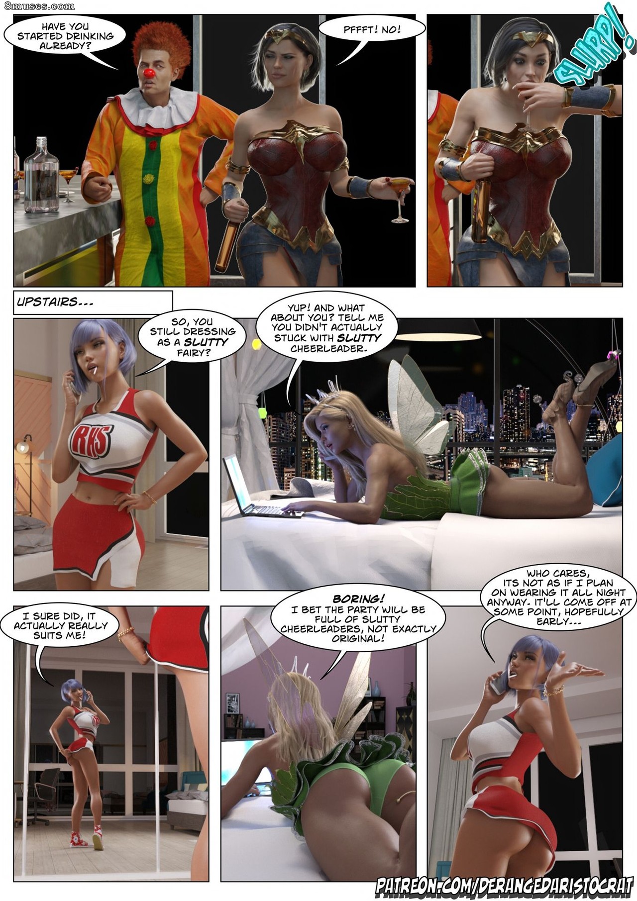 Deranged Aristocrat Comics - Halloween Party - Page 3
