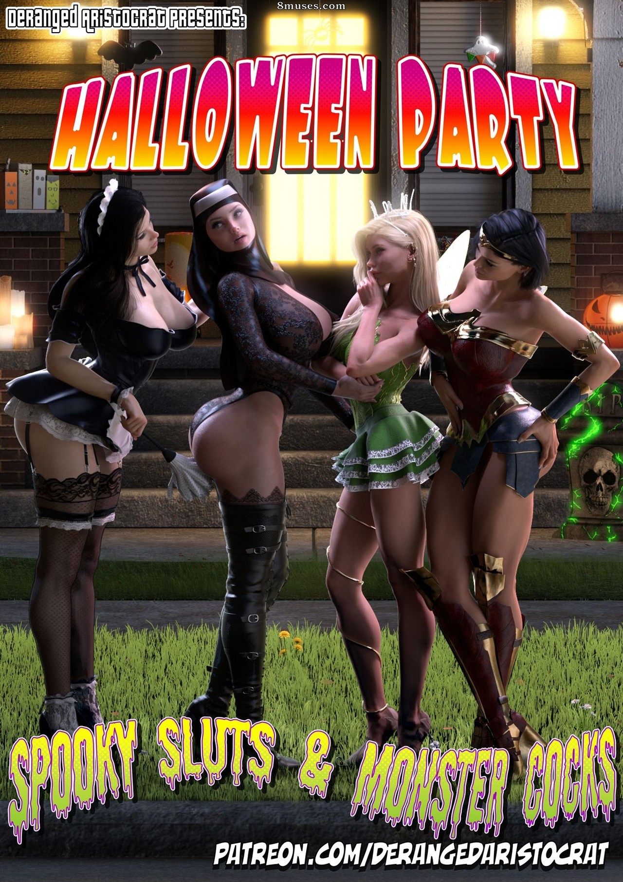 Deranged Aristocrat Comics - Halloween Party - Page 1