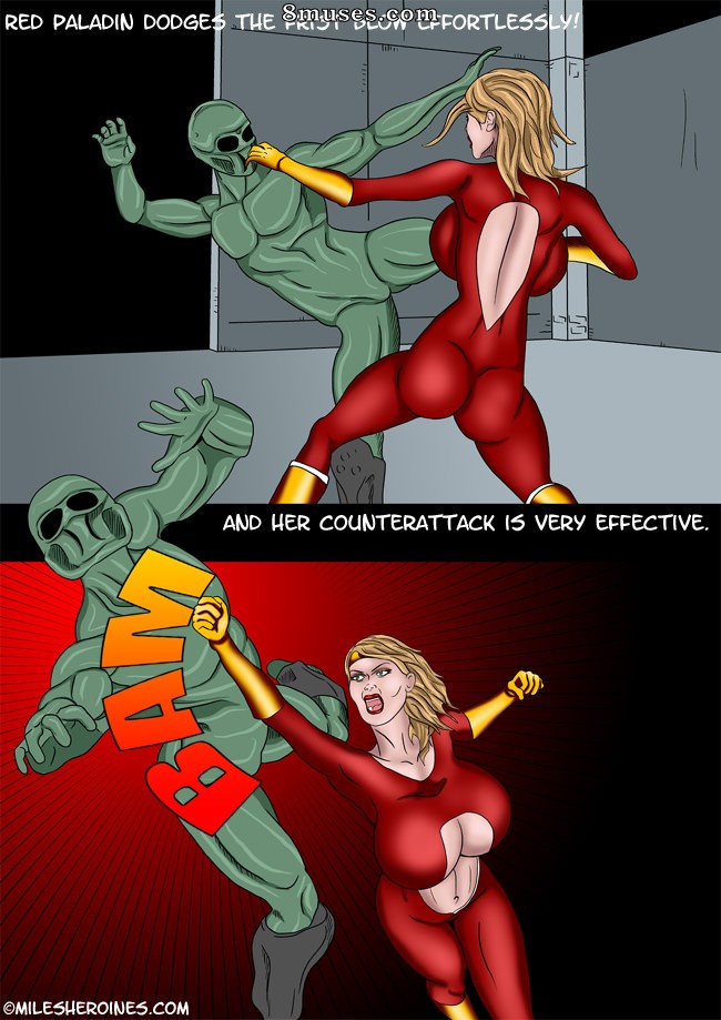 Captured-Heroines Comics - Paladino Vermelho - Investigação em campo - Página 5