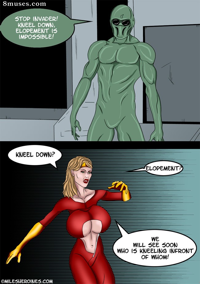 Captured-Heroines Comics - Paladino Vermelho - Investigação em campo - Página 4