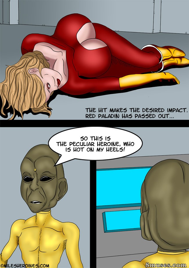 Captured-Heroines Comics - Paladino Vermelho - Investigação em campo - Página 9