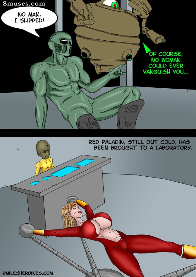 Captured-Heroines Comics - Paladino Vermelho - Investigação em campo - Página 10