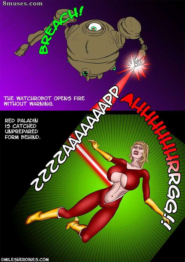 Captured-Heroines Comics - Paladino Vermelho - Investigação em campo - Página 8