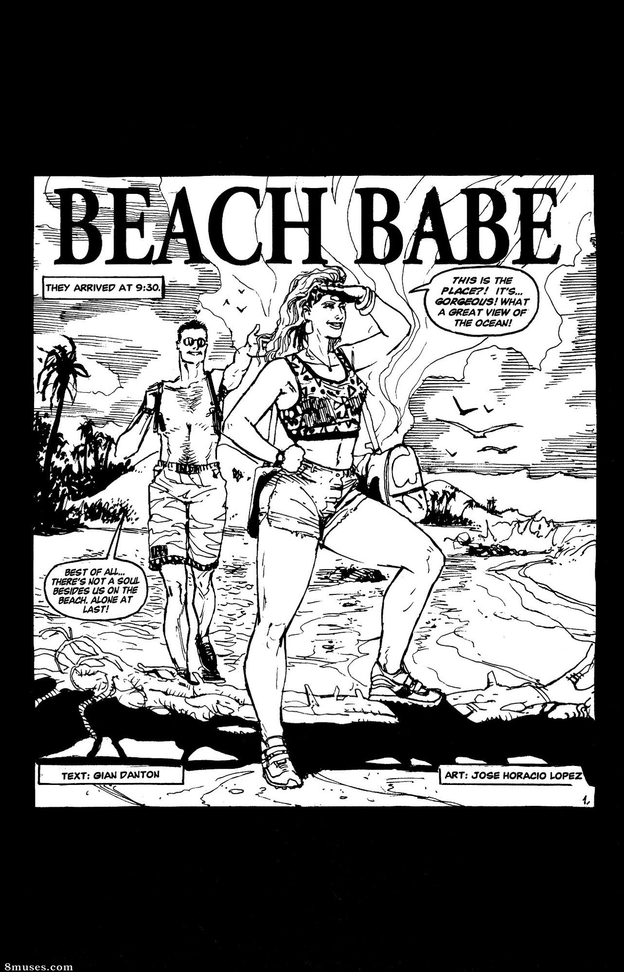 EROS Comics - Garota da praia - Página 3