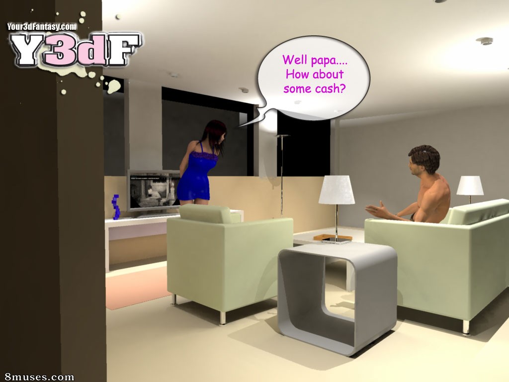 Y3DF - Your3DFantasy.com Comics - Lucy com papai - Página 7