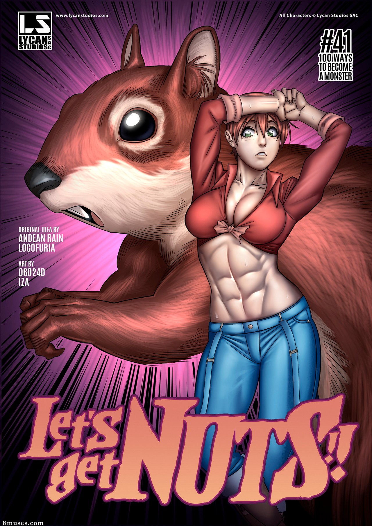 Locofuria Comics - 100 Ways to Become a Monster 41 - Let's Get Nuts! - Page 1