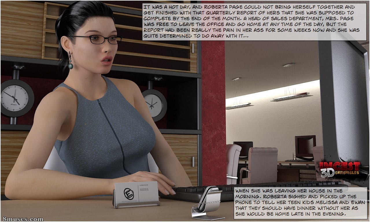 Page 1 | IncestChronicles3D-Comics/First-Lessons-From-Mrs_-Page | 8muses -  Sex Comics