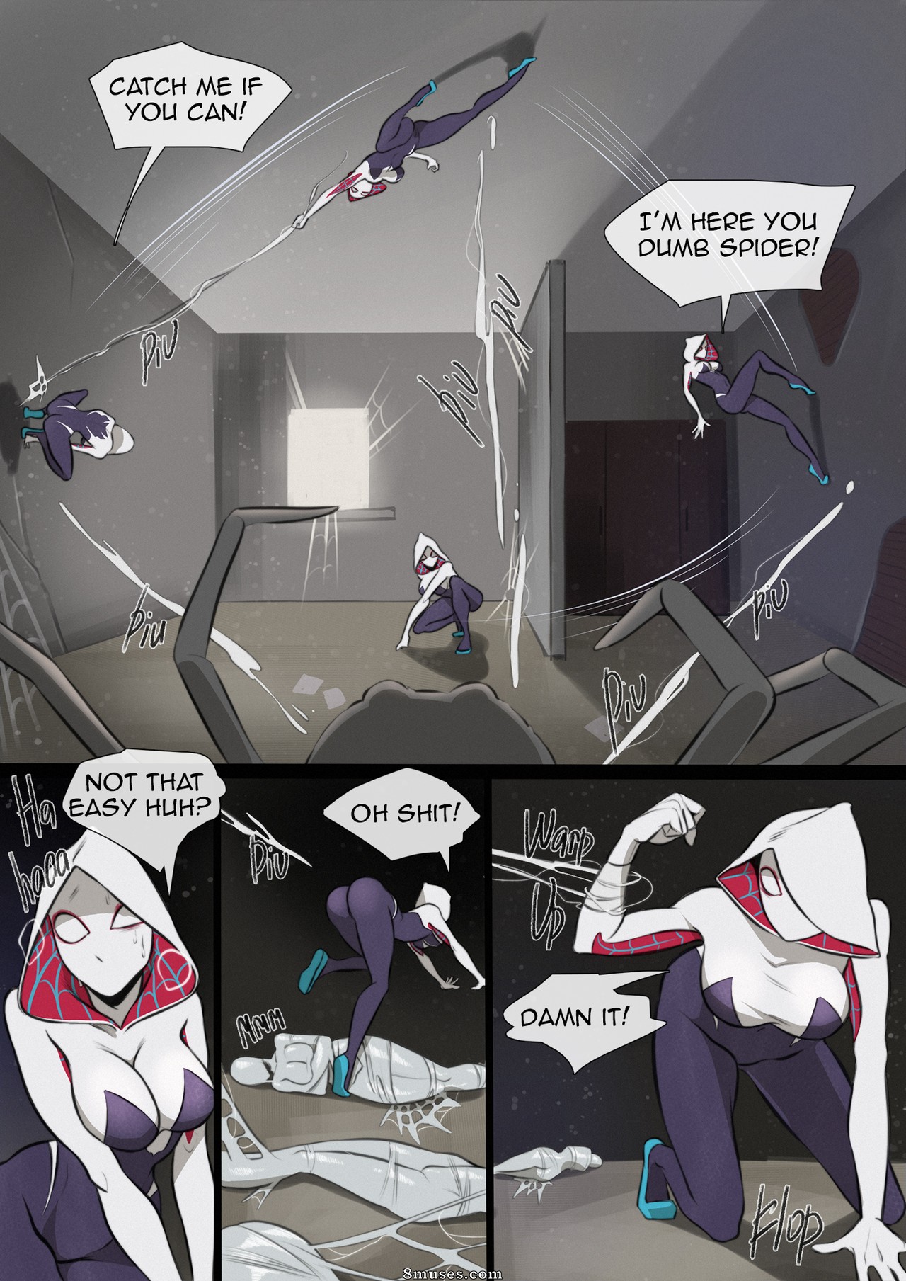 win4699 Comics - Derrota de Gwen - Página 5