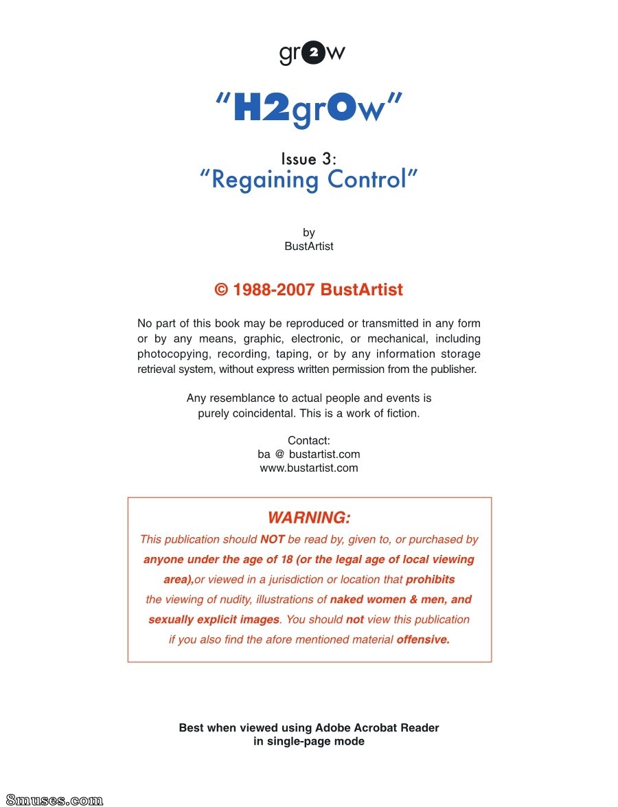 Volume 2 - H2grOw - Issue 3 - Regaining Control - Page 3