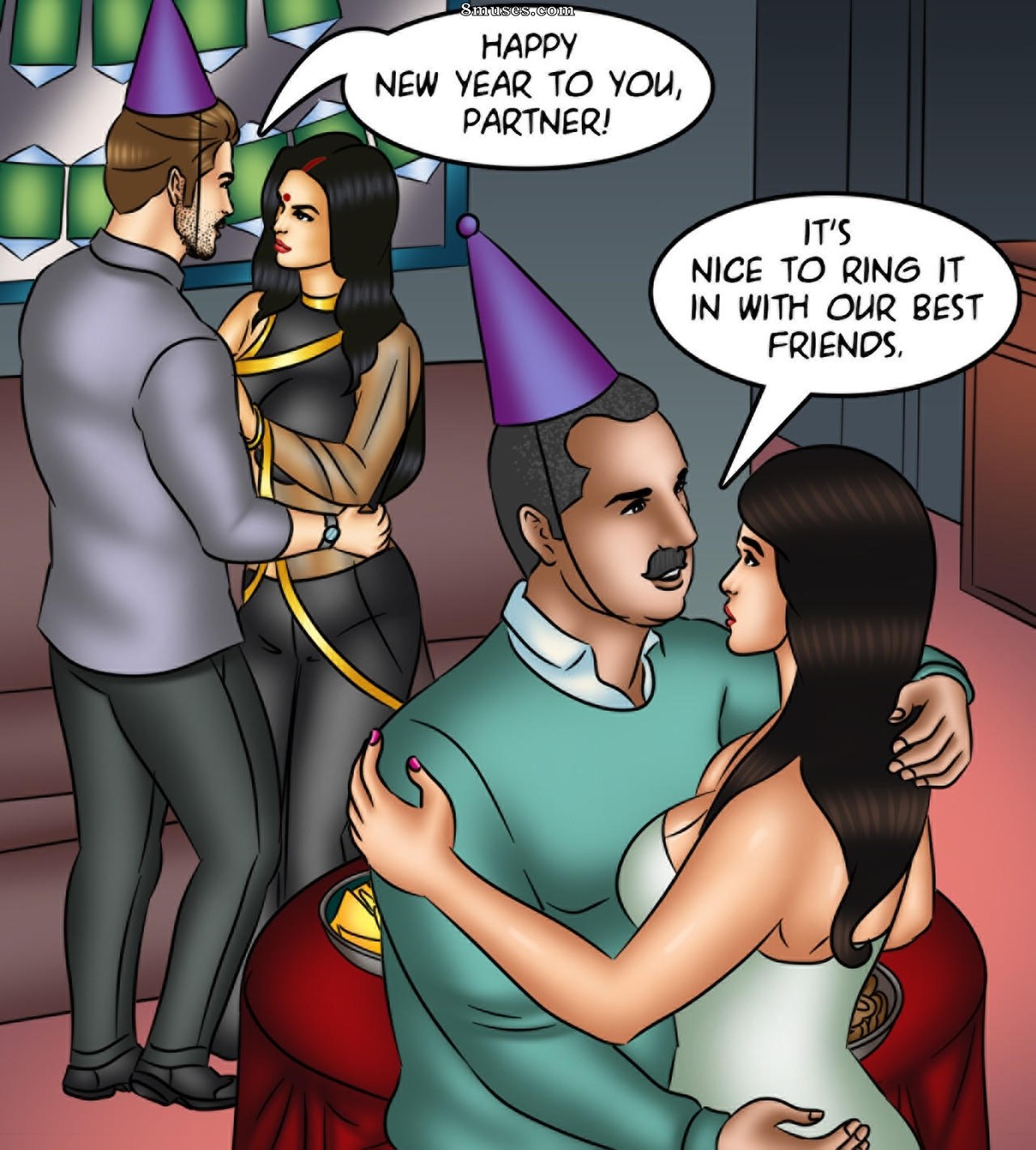 Kirtu.com Comics - Savita Bhabhi - Episode 135 - New Year's Resolution - Page 17