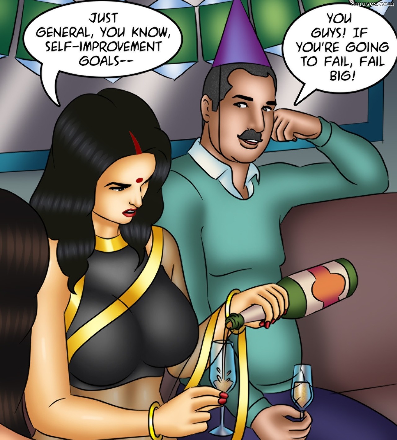 Kirtu.com Comics - Savita Bhabhi - Episode 135 - New Year's Resolution - Page 8