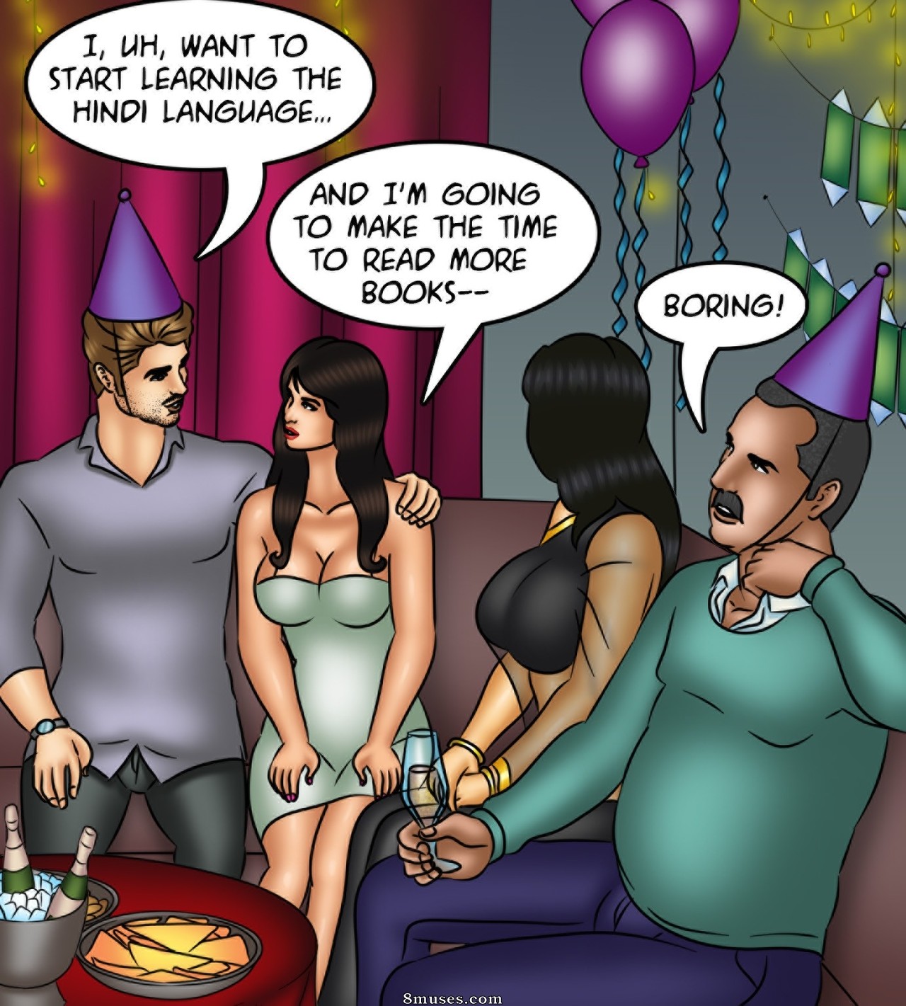 Kirtu.com Comics - Savita Bhabhi - Episode 135 - New Year's Resolution - Page 6