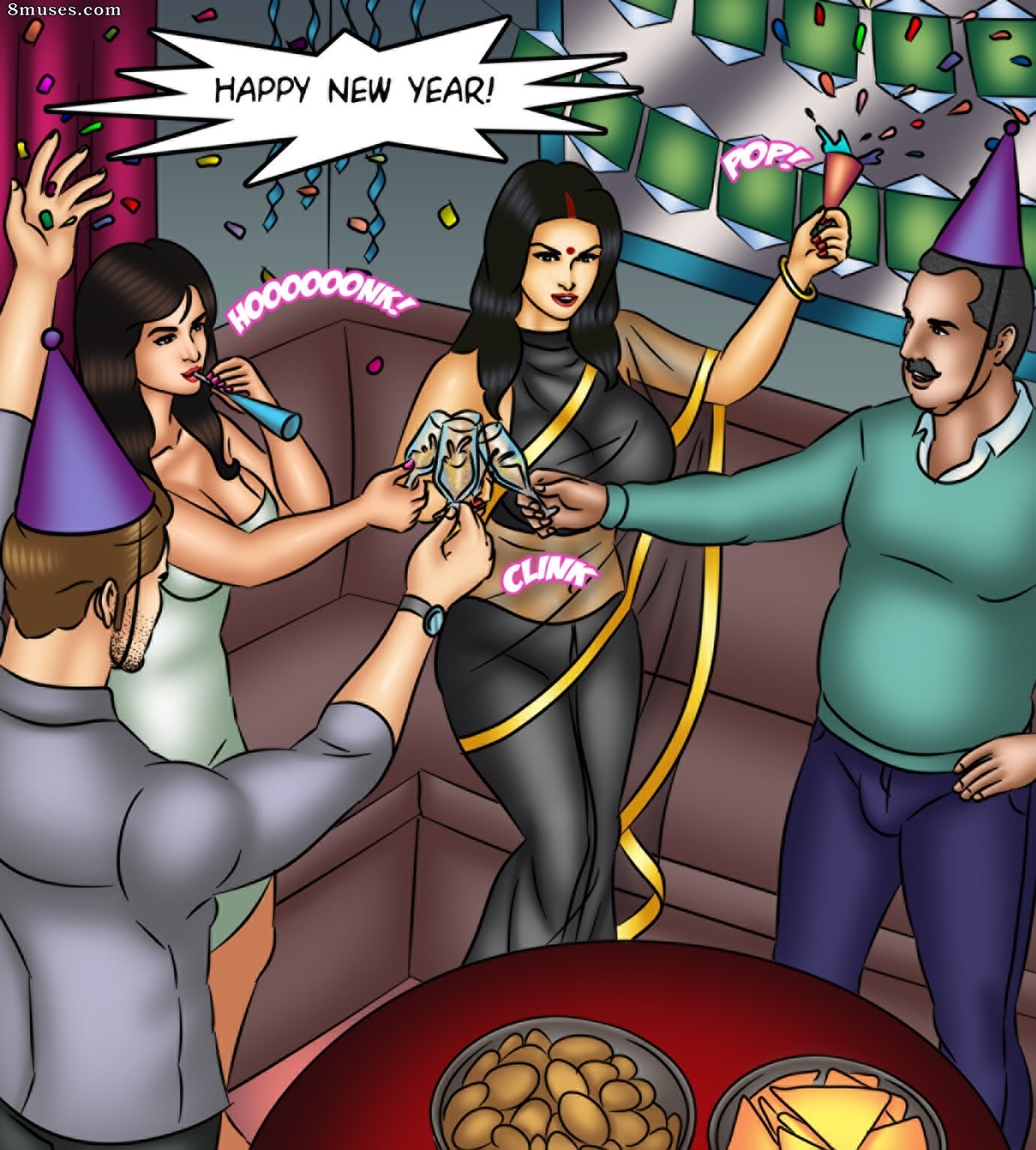 Kirtu.com Comics - Savita Bhabhi - Episode 135 - New Year's Resolution - Page 10
