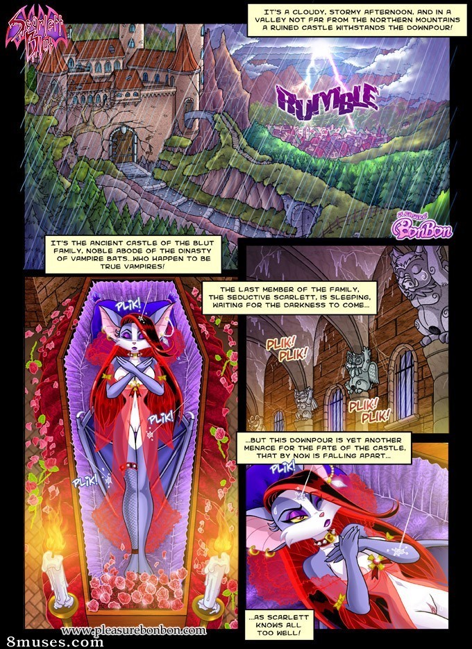 PleasureBonBon Comics - Escarlate Blut 1 - Página 2
