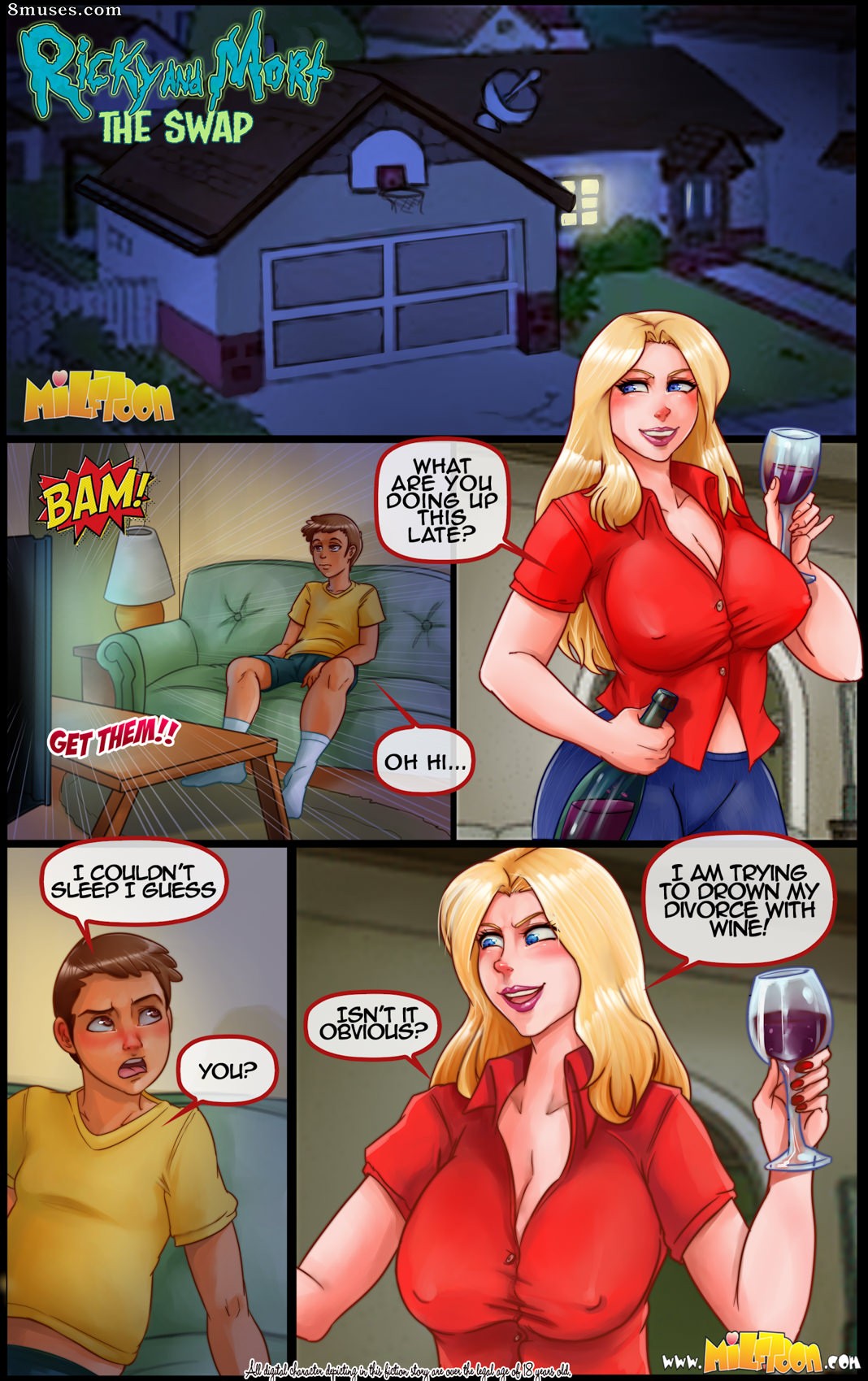 MilfToon Comics - Ricky And Mort - The Swap - Page 2