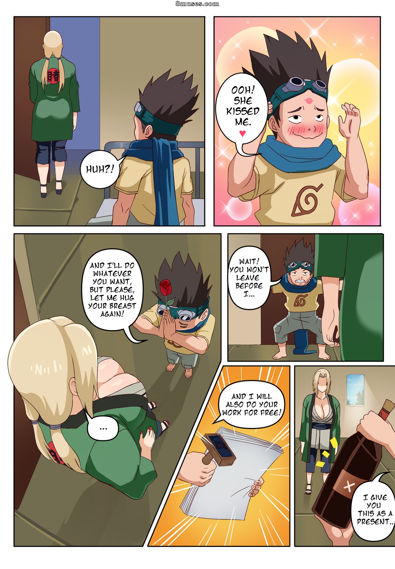 Pawg rosada - Tsunade y Konohamaru - Página 5