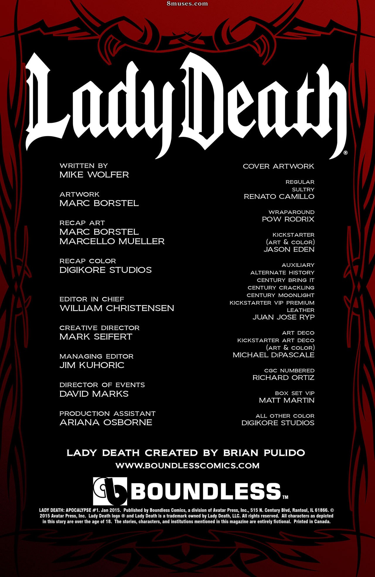 Lady Muerte - Apocalipsis - Número 1 - Página 12