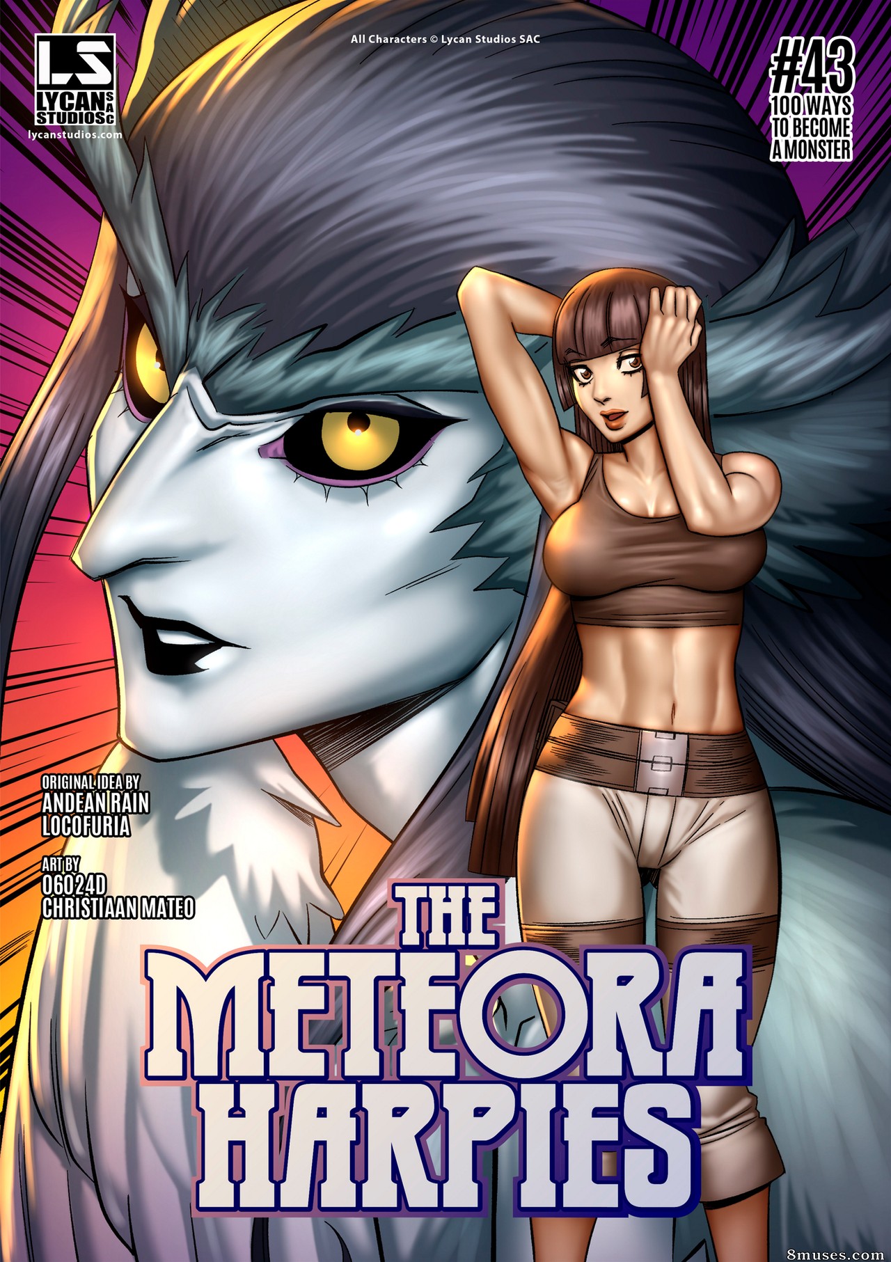 Locofuria Comics - The Meteora Harpies - Page 1
