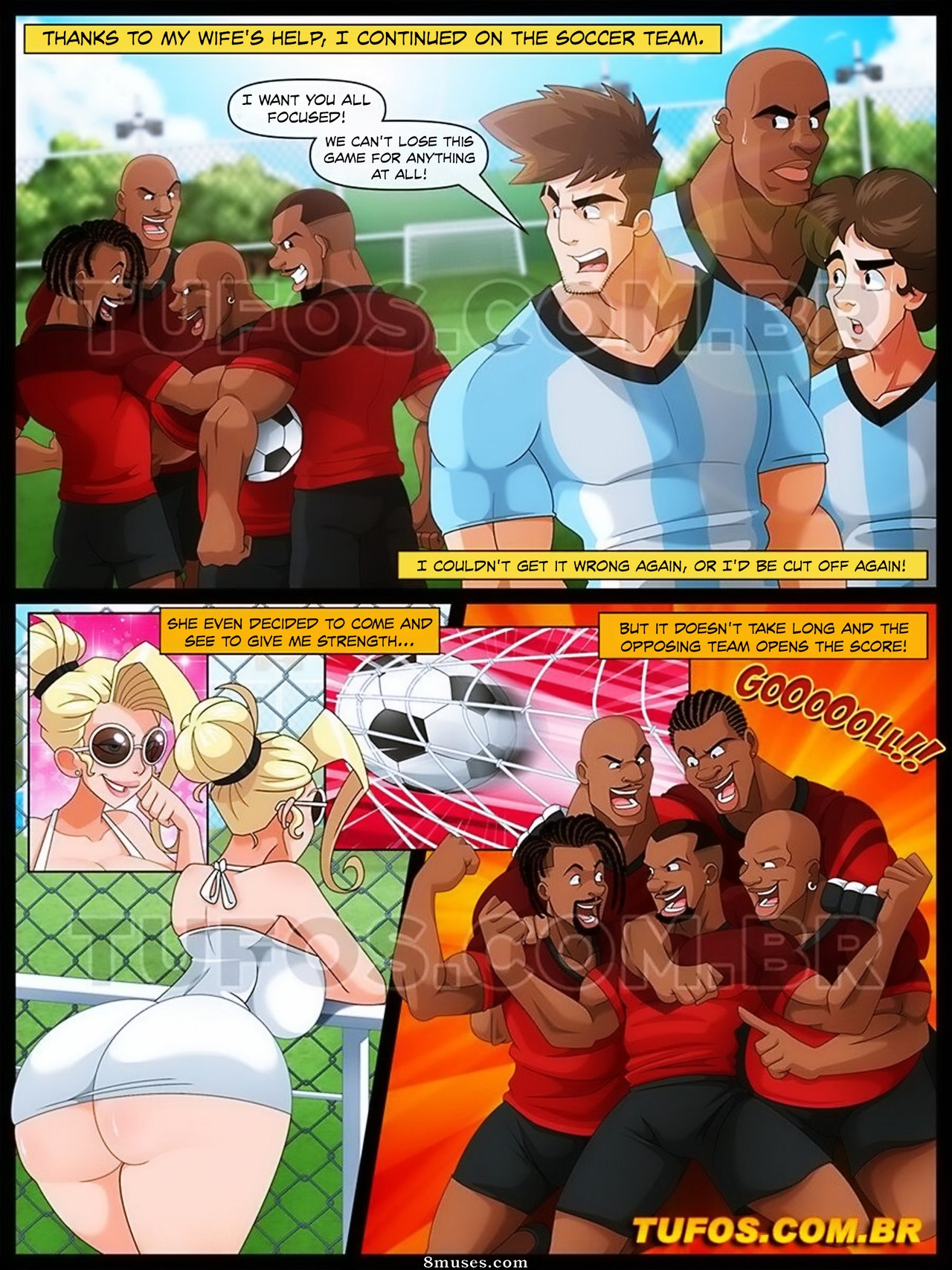 Sou Corno & Cuckold - English - Issue 4 - Slutty wife in the locker room - Page 2