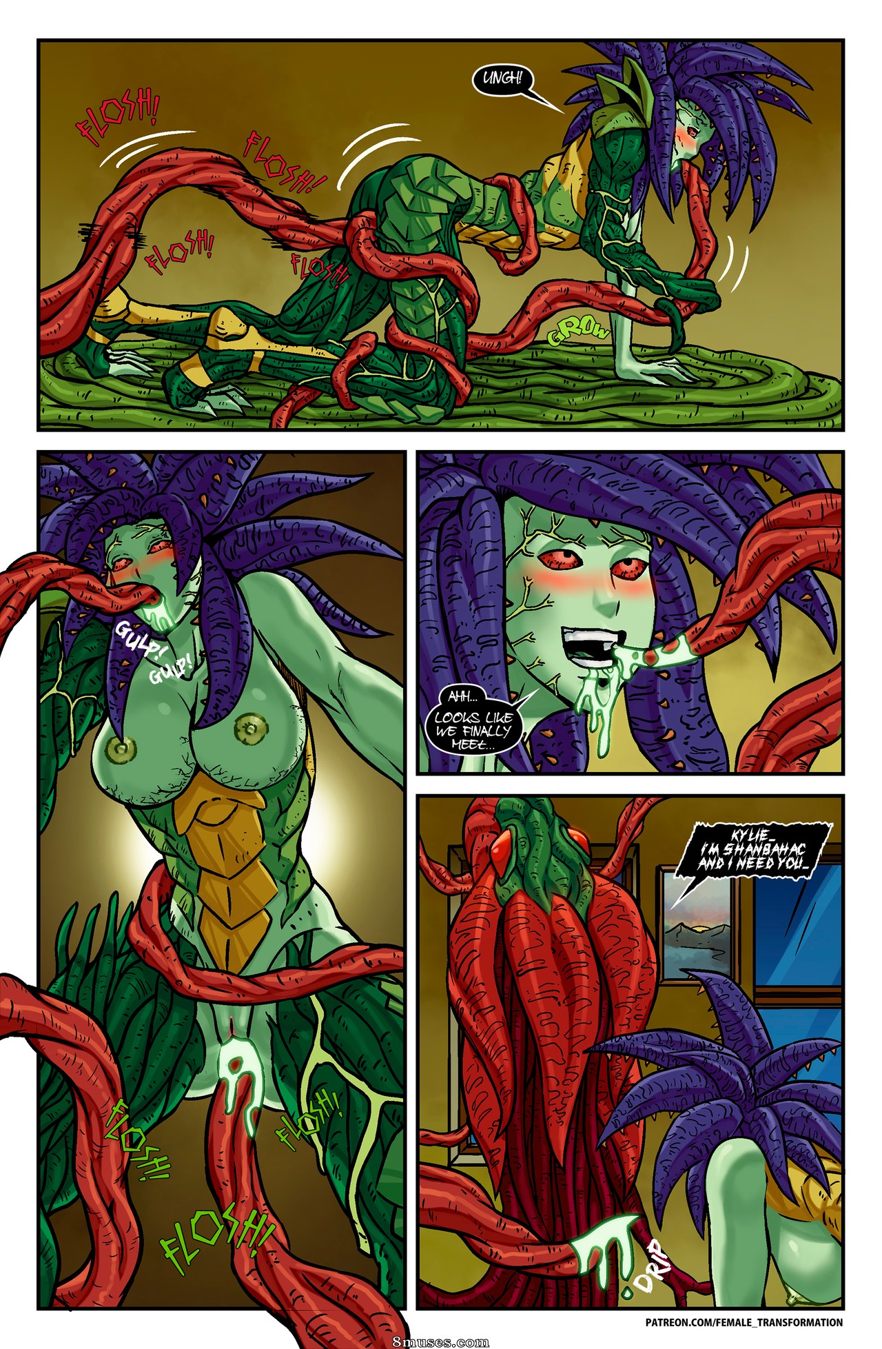 Locofuria Comics - Queen of the Phanton Dryads - Page 27