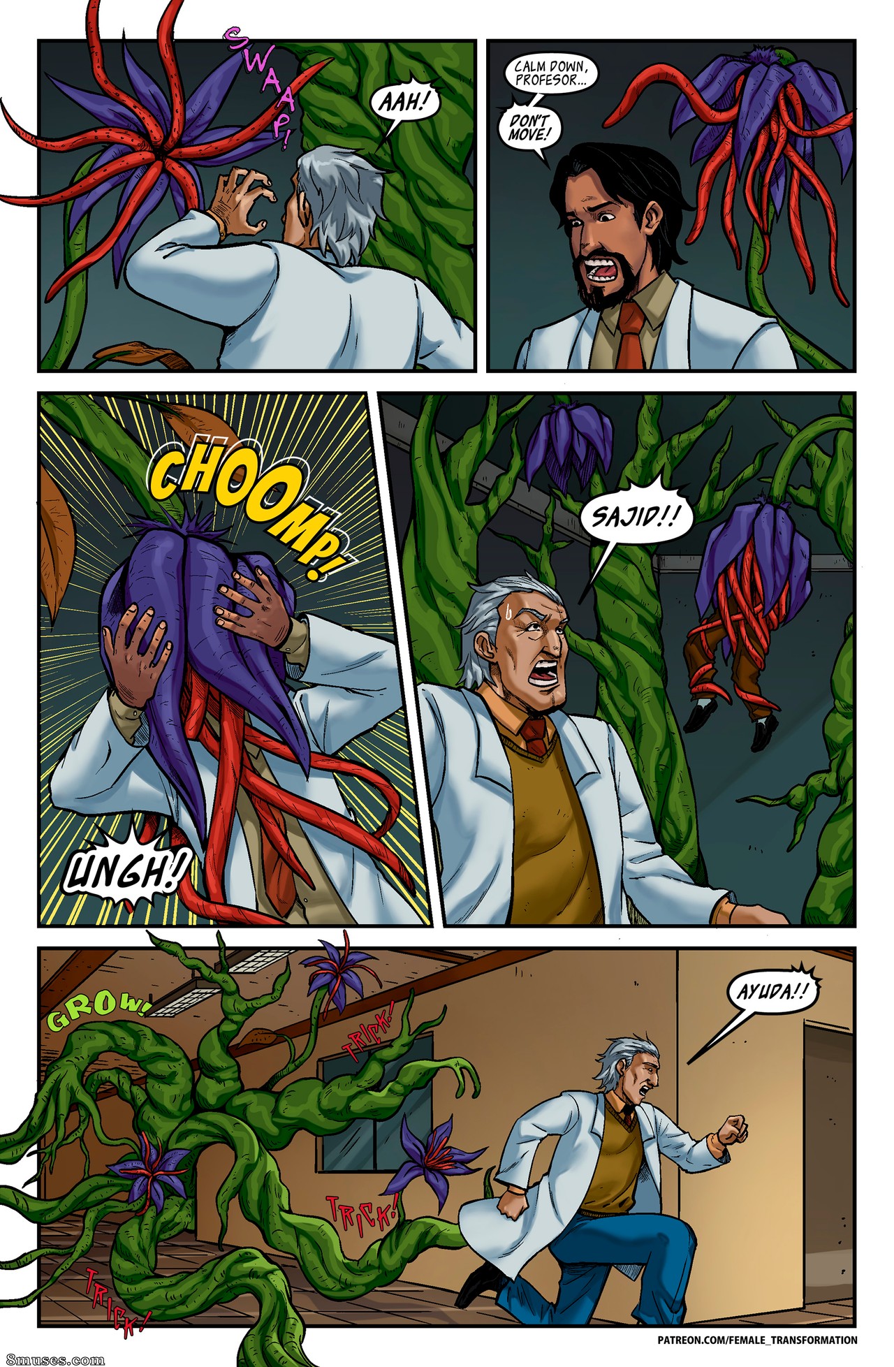 Locofuria Comics - Queen of the Phanton Dryads - Page 8