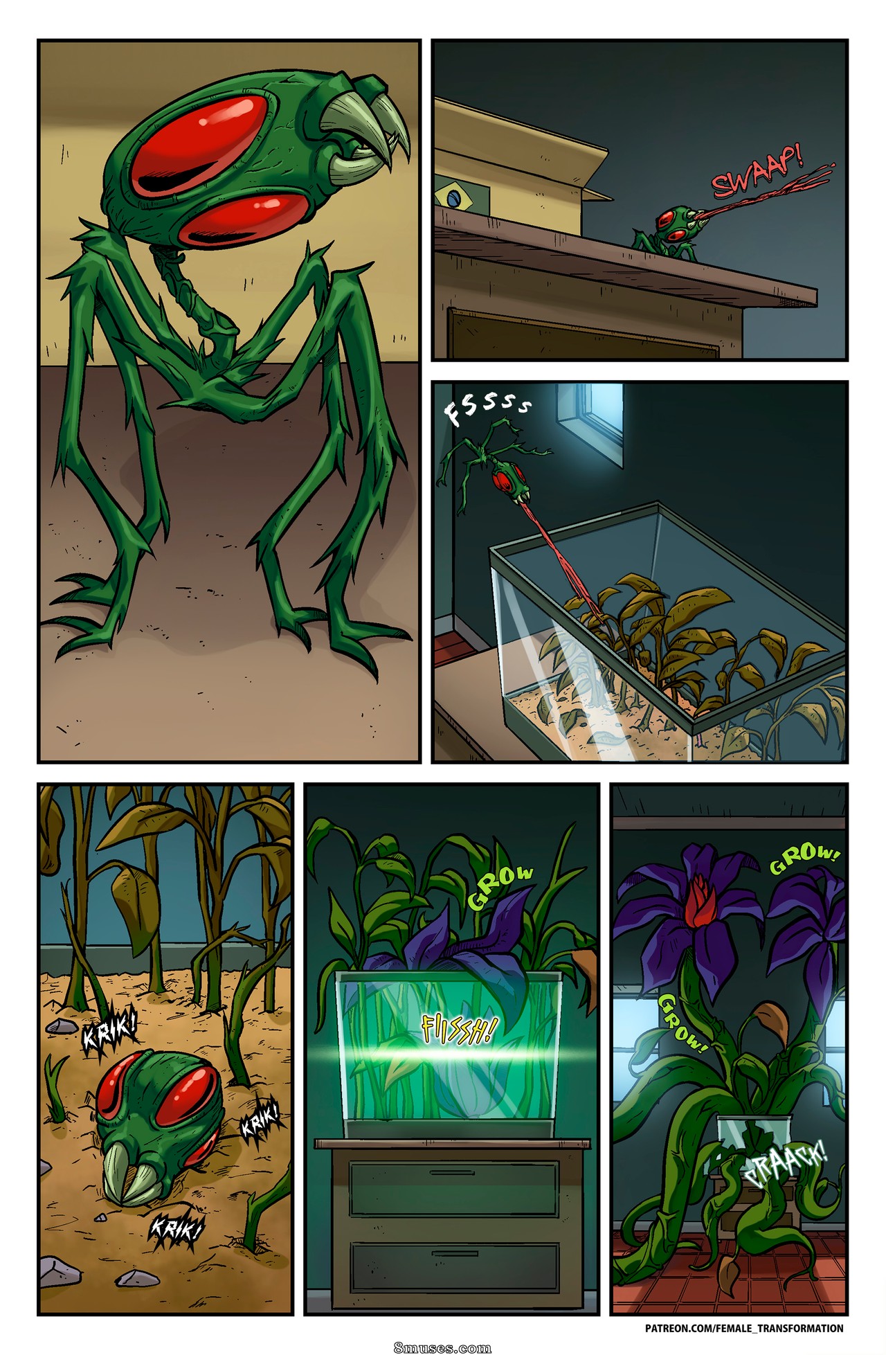 Locofuria Comics - Queen of the Phanton Dryads - Page 6