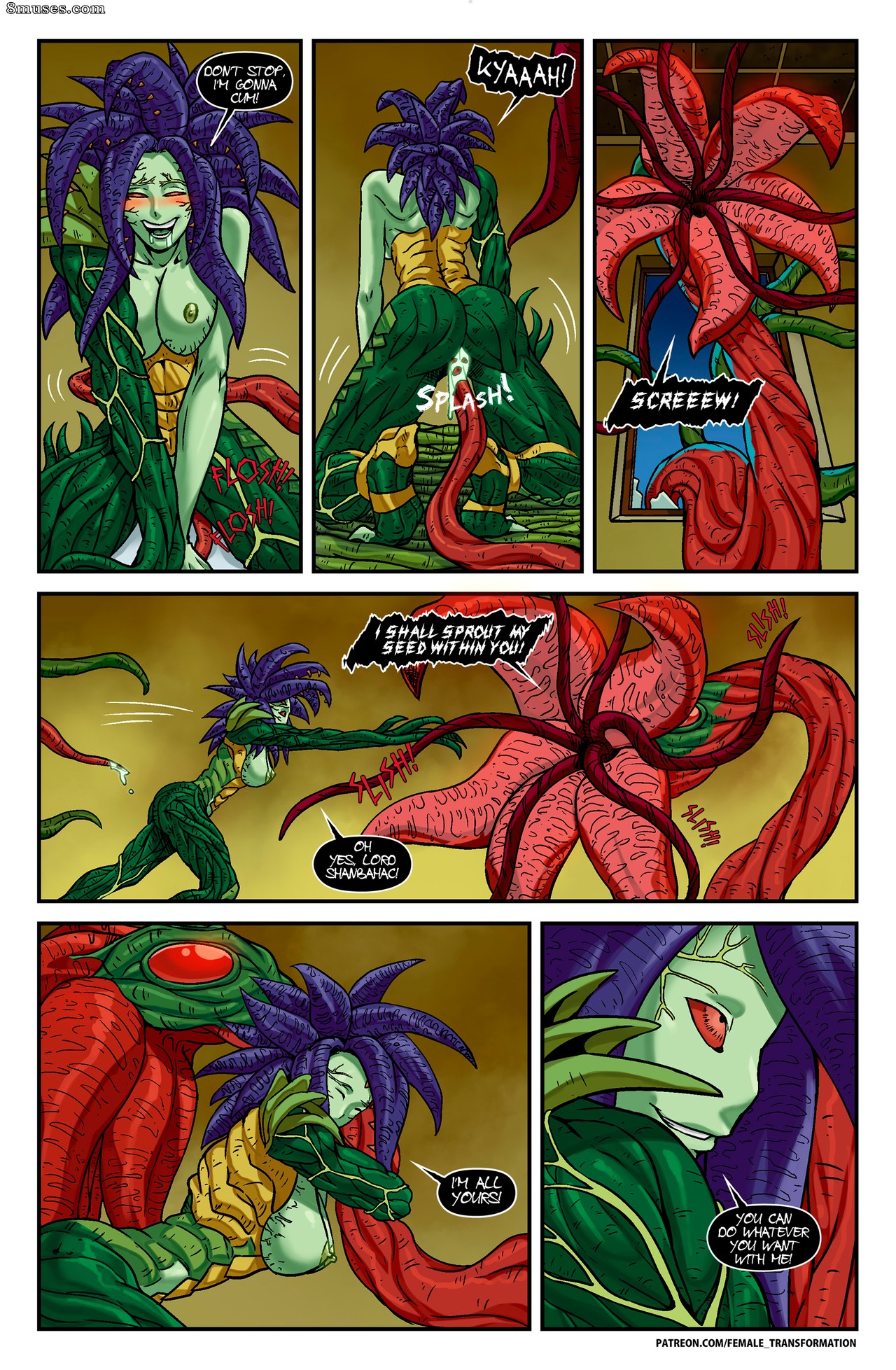 Locofuria Comics - Queen of the Phanton Dryads - Page 28