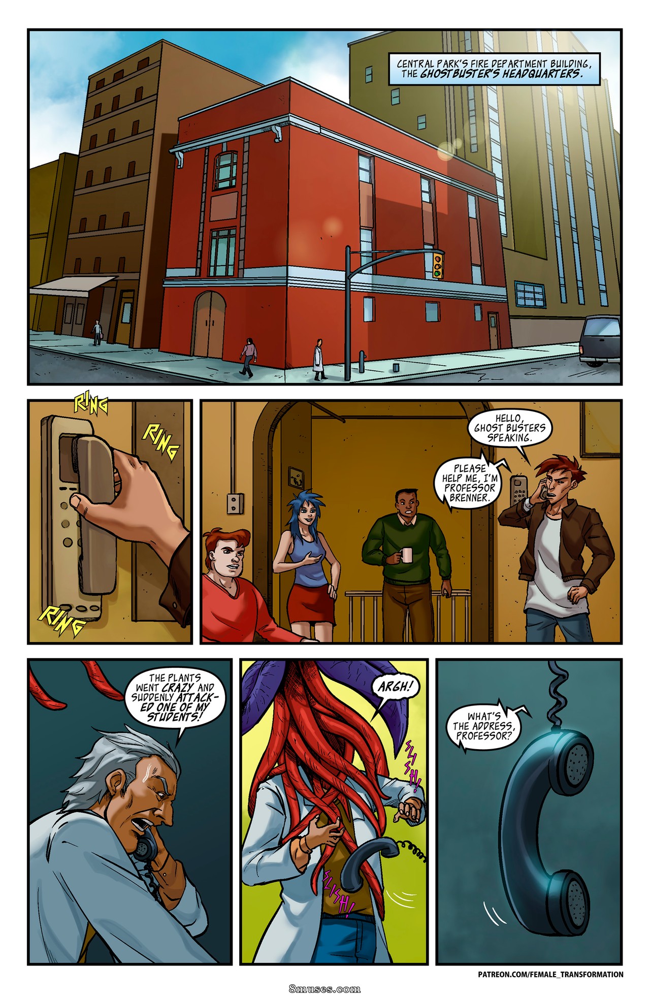 Locofuria Comics - Queen of the Phanton Dryads - Page 9