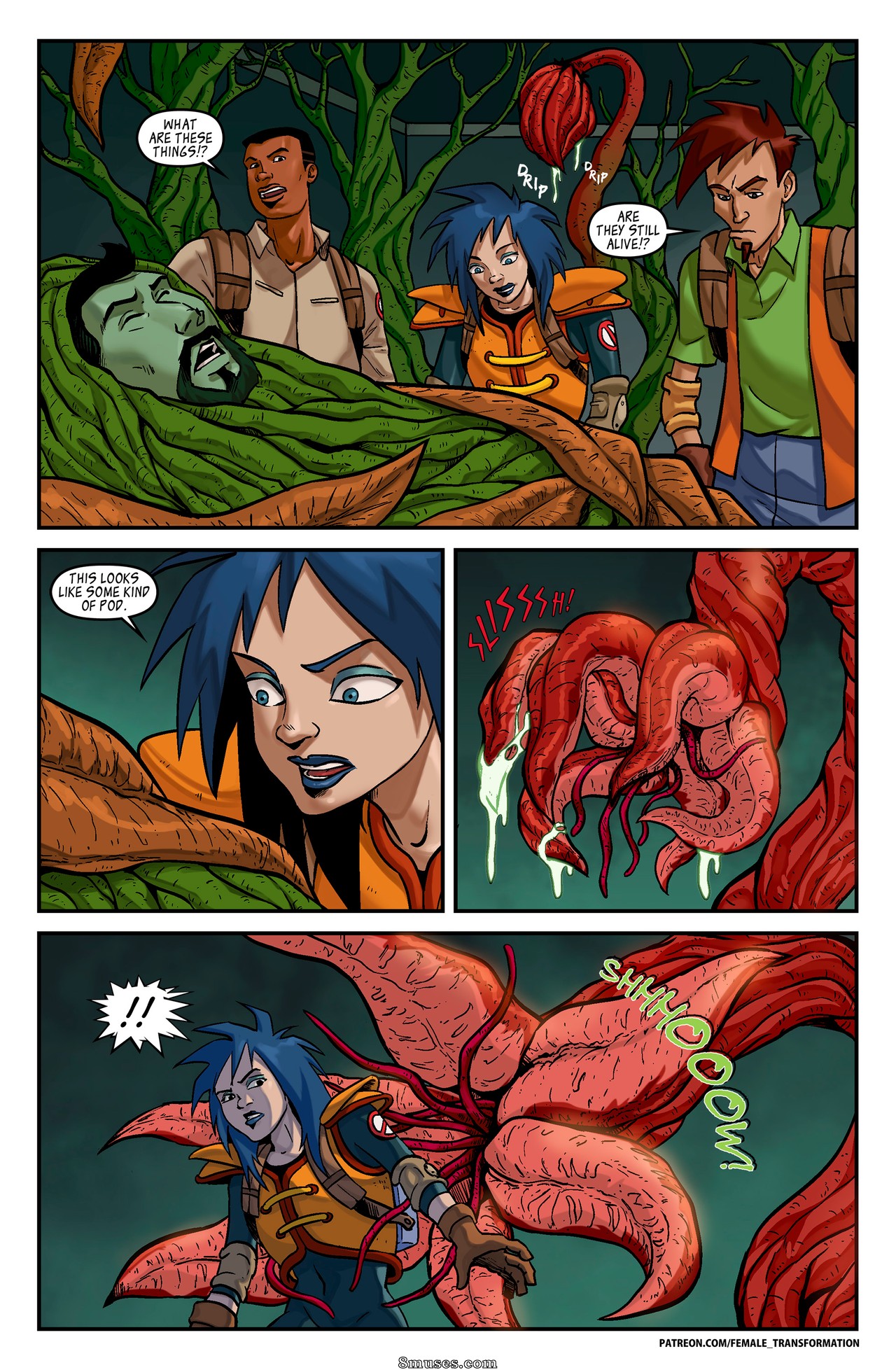 Locofuria Comics - Queen of the Phanton Dryads - Page 13