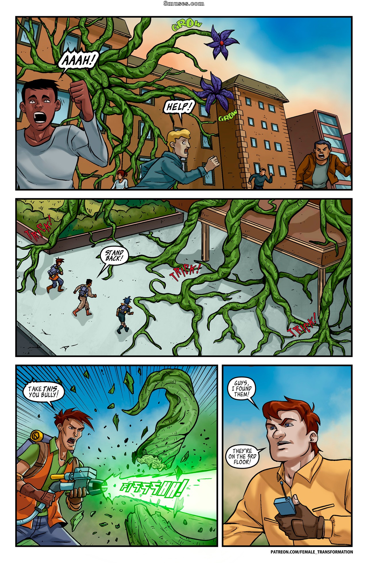 Locofuria Comics - Queen of the Phanton Dryads - Page 11