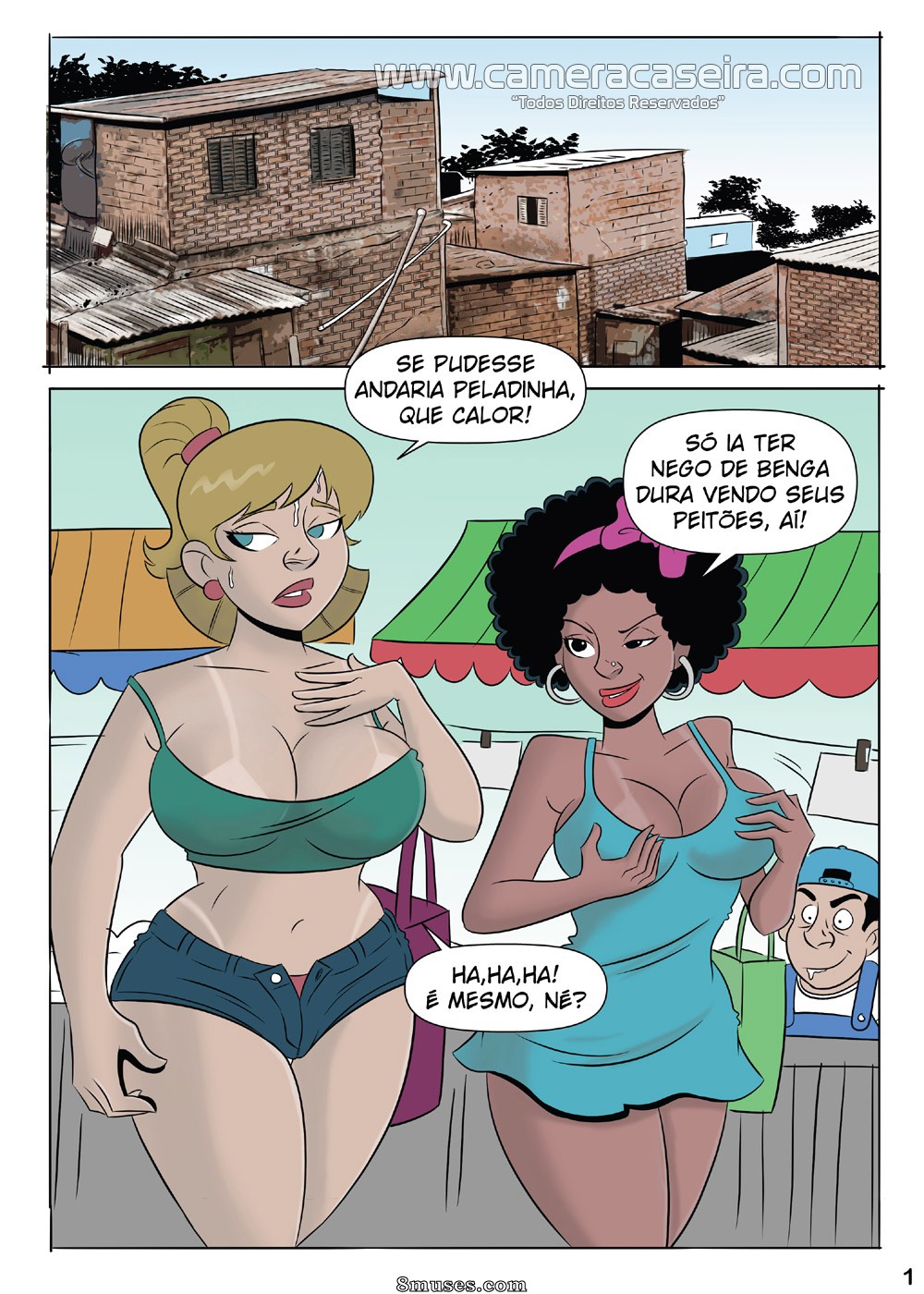 Putarias na Favela - 2 Na Volta da Feira - Page 1