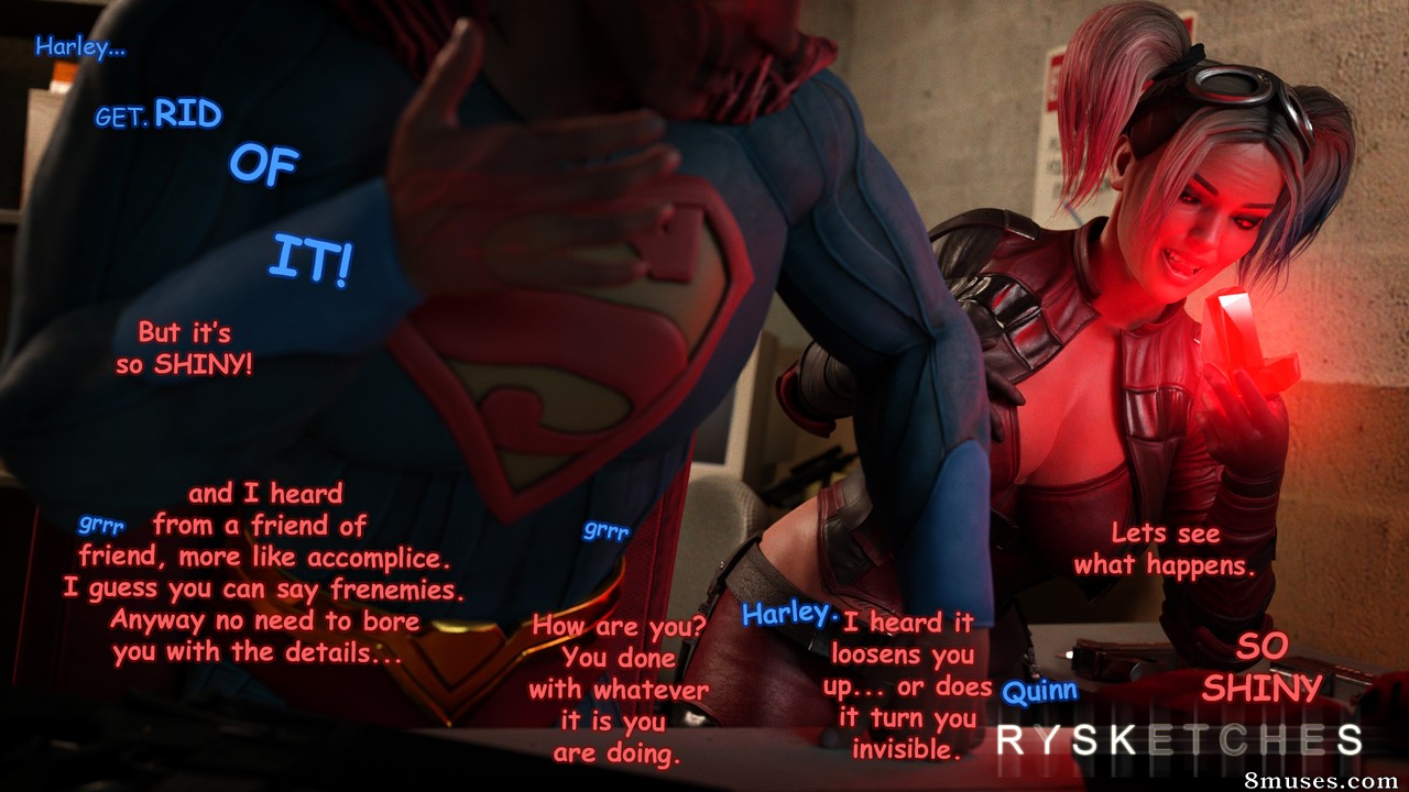 Rysketches - Harley x Clark - Red Kryptonite - Page 2