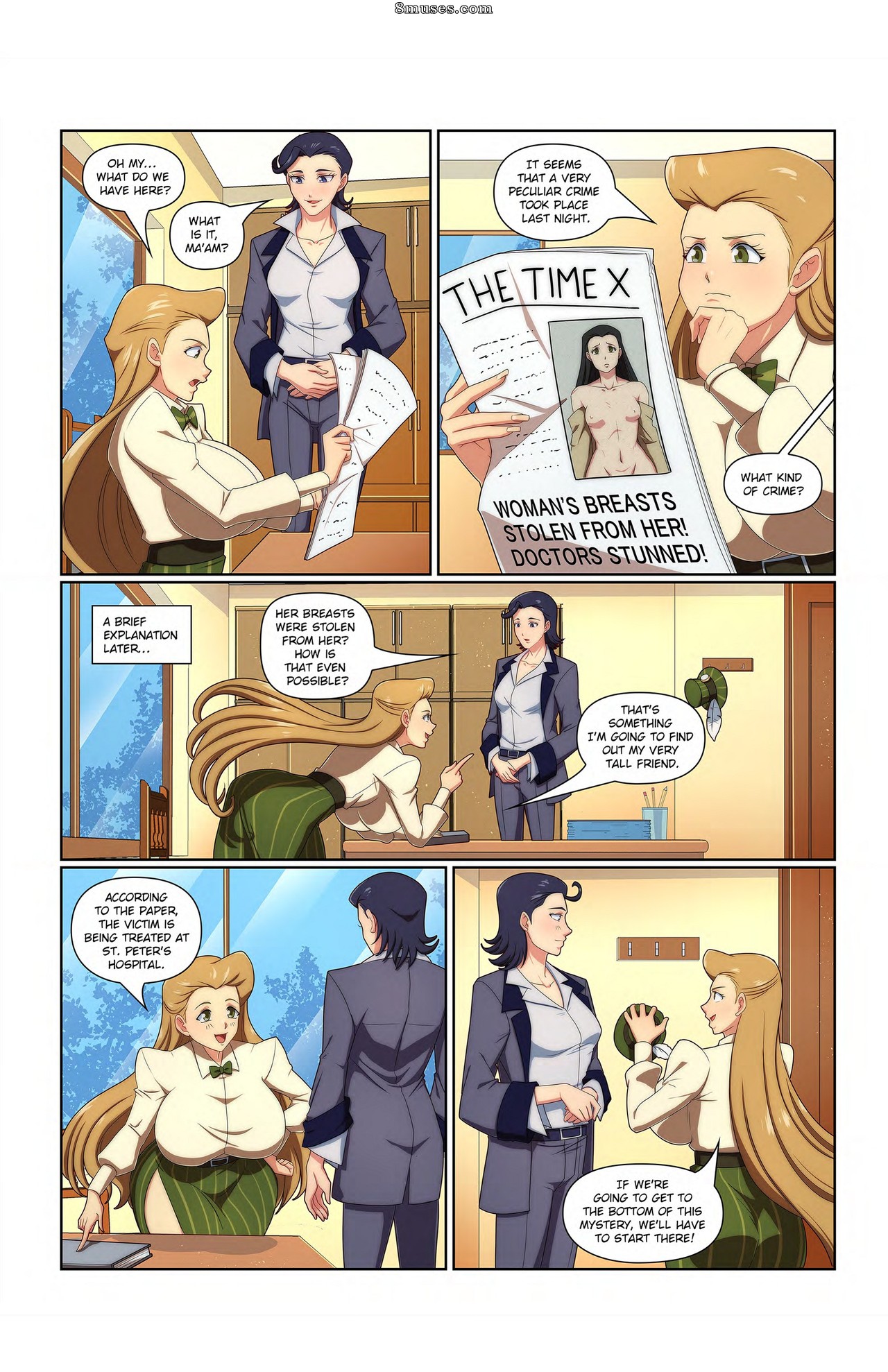 The Bizarre Case of the Disappearing Breasts - Issue 1 - Page 6