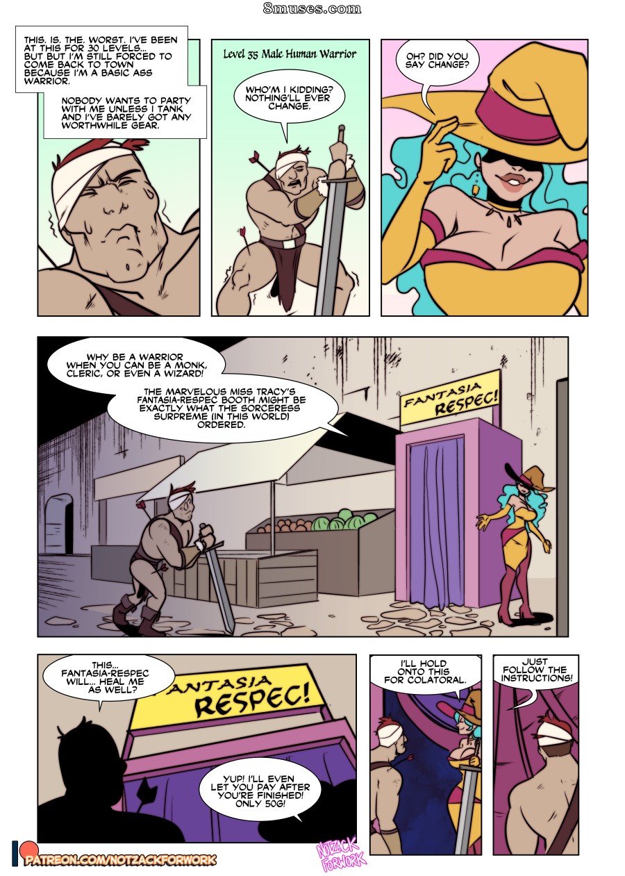 NotZackForWork Comics - Respec Fantasia - Page 1