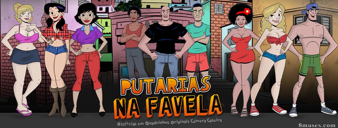 CameraCaseira Comics - Putas en la favela - Página 1