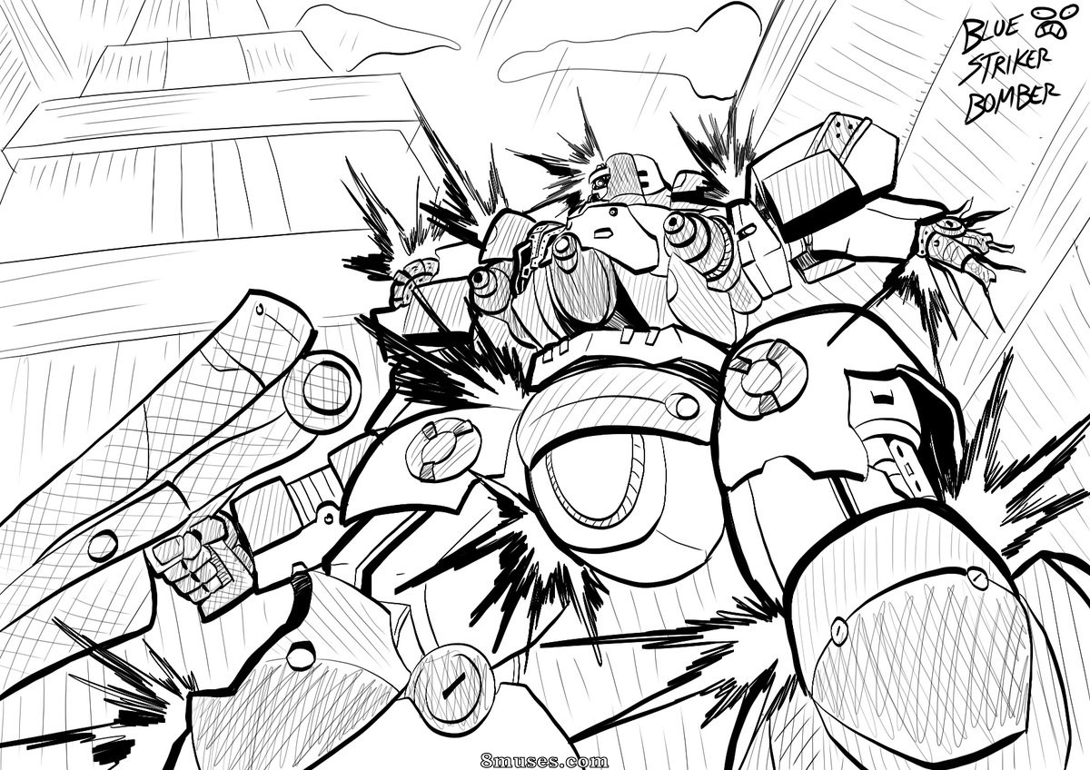 Blue Striker Bomber - Artwork - Page 181