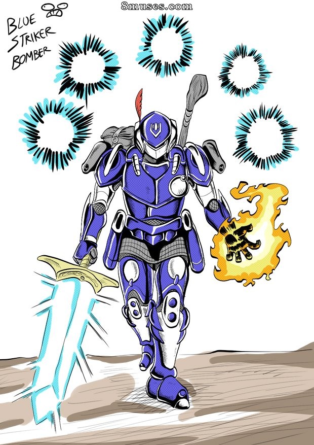 Blue Striker Bomber - Artwork - Page 113