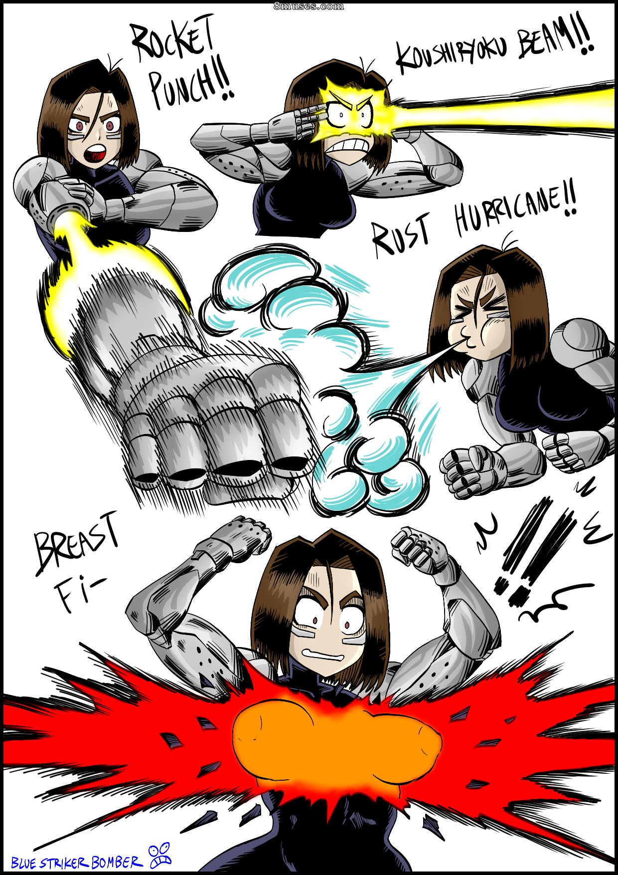 Blue Striker Bomber - Artwork - Page 124