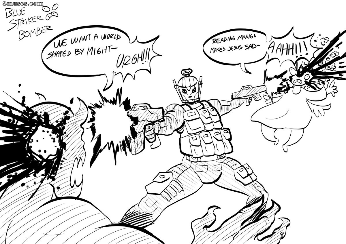 Blue Striker Bomber - Artwork - Page 459
