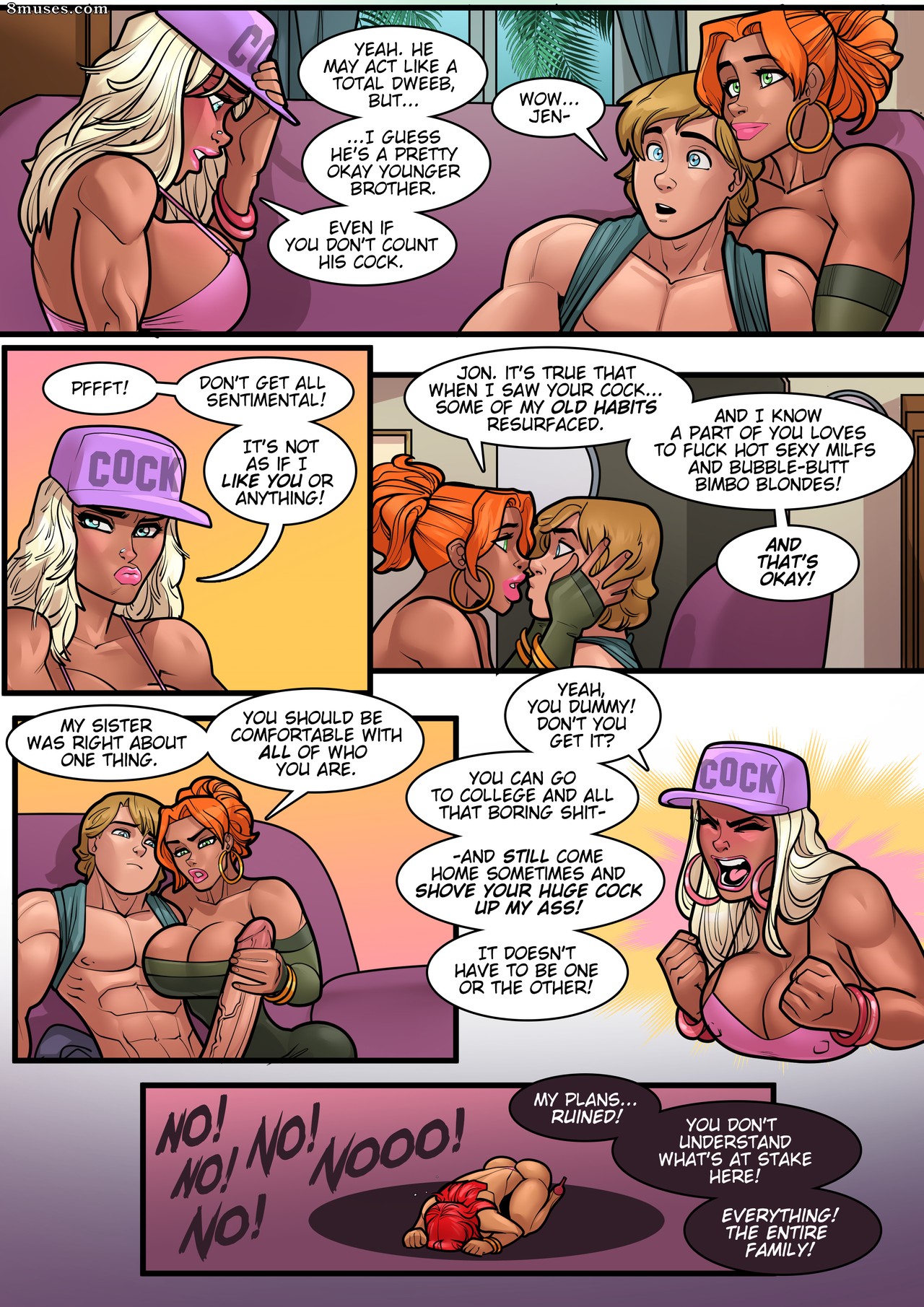 My Mom and Sister are Size Queen Sluts - Issue 4 - Page 40