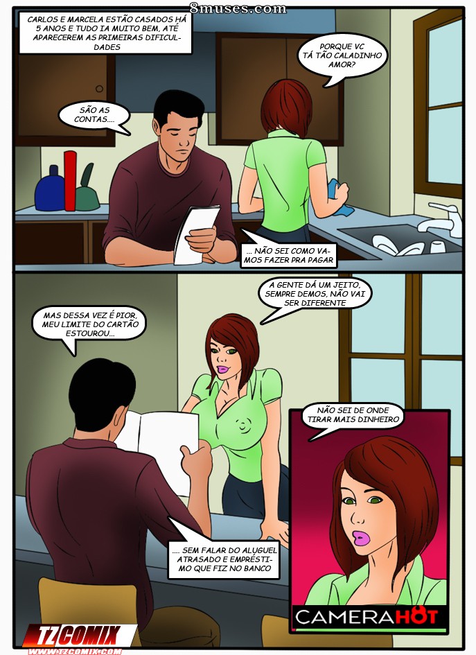 HQPorno.com.br - TZComiX.com Comics - Garota quente da câmera - Página 2