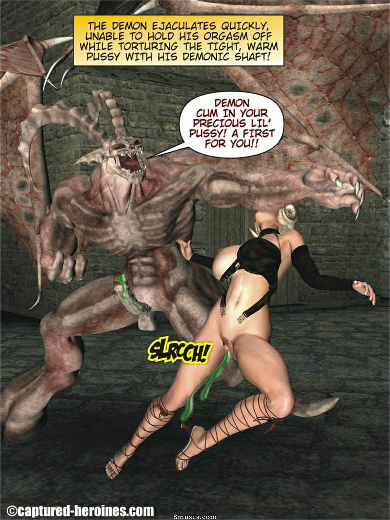 Captured-Heroines Comics - Dana Darks - Demon Hunter - Page 11
