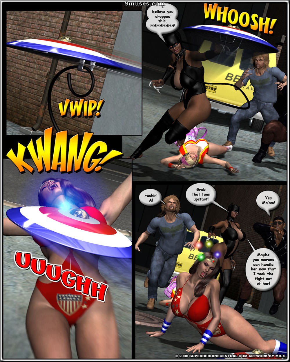 Superheroine Central Comics - Shield & Amazing Babe - Pets of the Panthris - Page 10