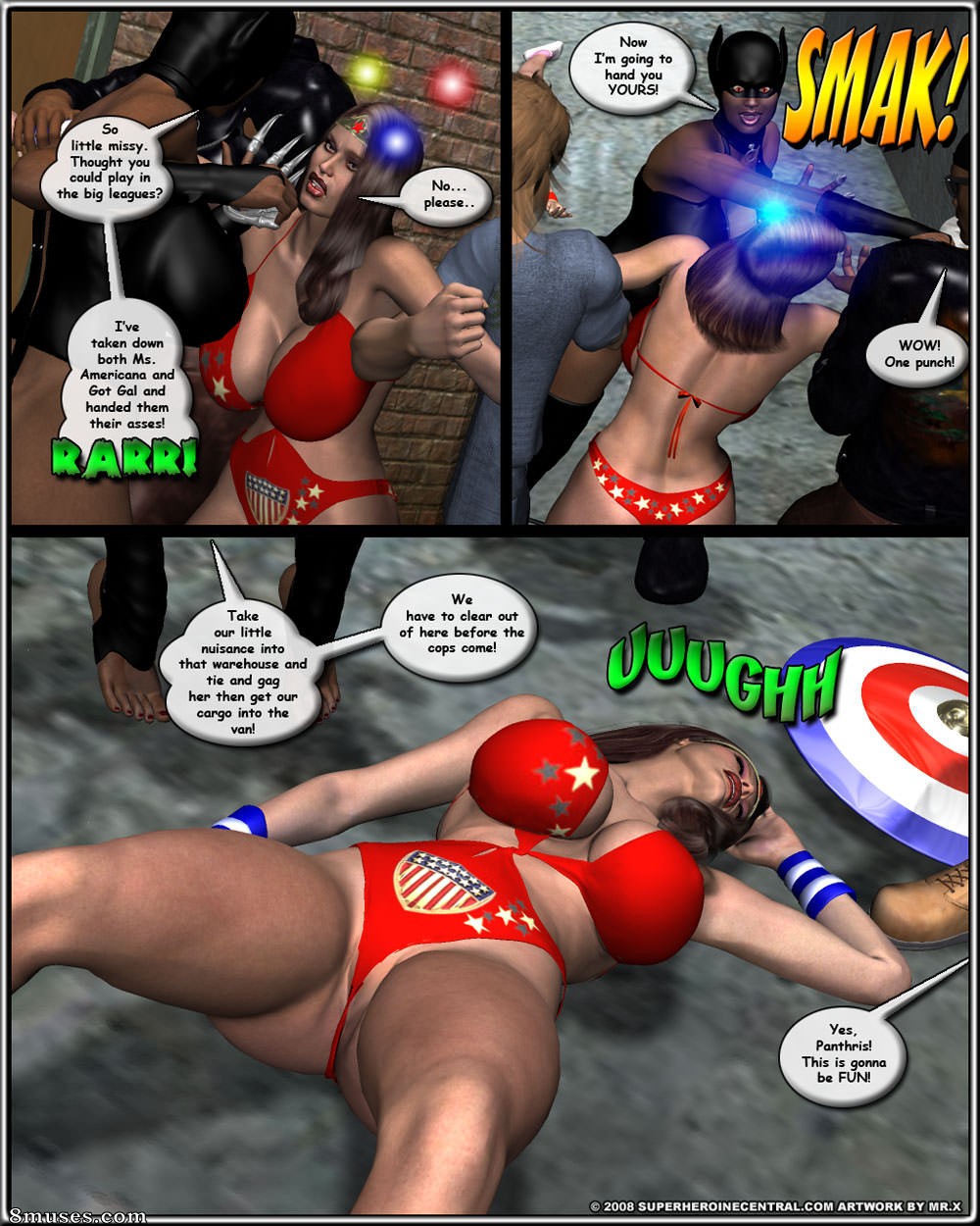 Superheroine Central Comics - Shield & Amazing Babe - Pets of the Panthris - Page 11