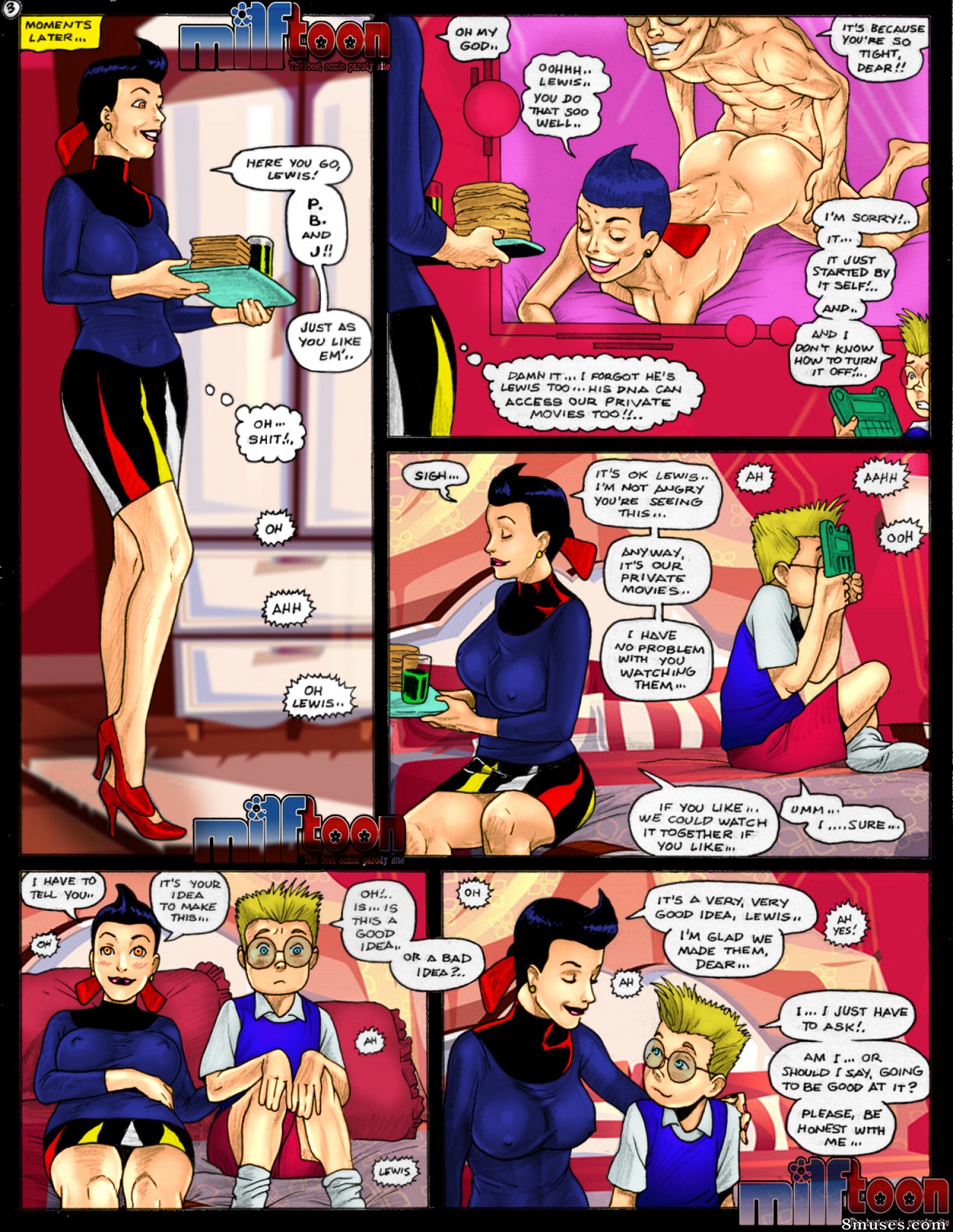 MilfToon Comics - Conheça os Robs - Colorido por L - Página 4
